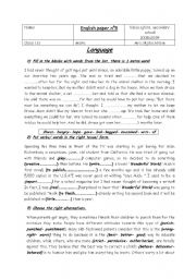 English Worksheet: for tunisian students 1 form