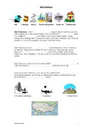 English Worksheet: San Fransisco