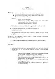 English worksheet: Activity for readers