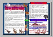 English Worksheet: the dog and the donkey