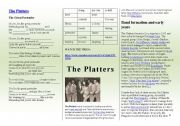 English Worksheet: SONG: THE GREAT PRETENDER - BY THE PLATTERS