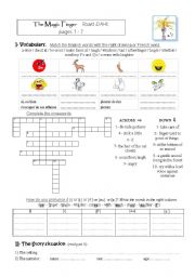 English Worksheet: The Magic Finger