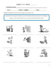 English Worksheet: HOUSE CHORES