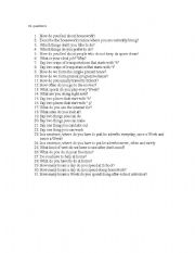 31 questions