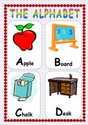English Worksheet: THE ALPHABET IN THE CLASSROOM