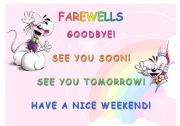 GREETINGS & FAREWELLS posters