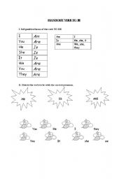 English worksheet: VERB TO BE 