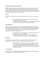 English Worksheet: Writing