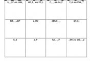 English Worksheet: Animals and Places