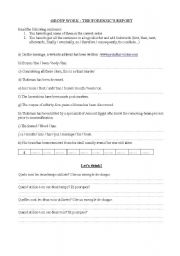 English Worksheet: Lesson on crime 