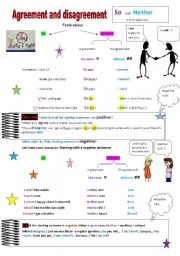 So+Neither (agreement and disagreement)