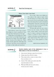 English Worksheet: Explanation Text exercise. 