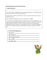 English worksheet: Noticing the use of past perfect