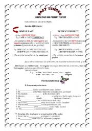 English Worksheet: Past Tense