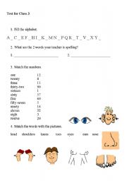 Test for young learners (Class 3)