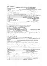 English Worksheet: must-have to