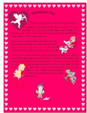 English Worksheet: Valentines Day ( Celebration 3)