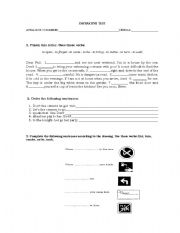 English Worksheet: IMPERATIVES