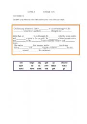 English worksheet: PAST SIMPLE