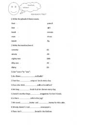 English worksheet: Revision Worksheet