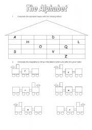 English Worksheet: The Alphabet