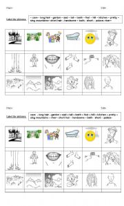 English worksheet: Vocabulary: Review