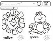 English Worksheet: colors