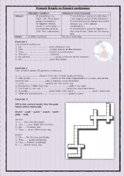 English Worksheet: Present and past simple