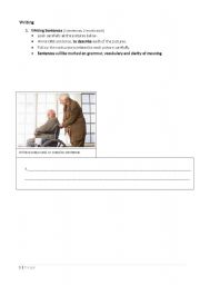 English worksheet: writing