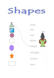 English worksheet: Shapes