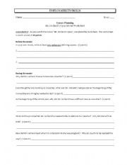 English Worksheet: Mr. Hollands Opus Worksheet