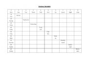 English worksheet: Cardinal Numbers