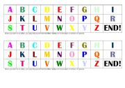 English Worksheet: ALPHABET GAME