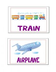 Means of transportation Flashcards part 1/2