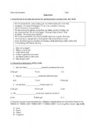 English worksheet: USEFUL AND COMPLETE TEST