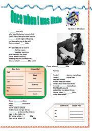 English Worksheet: Song 