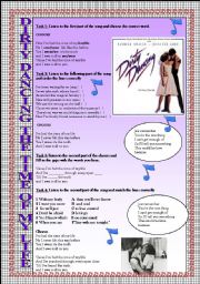 English Worksheet: Dirty dancing 