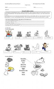 English Worksheet: DREAM TEAM UNIT 4 AND 6