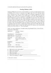 English Worksheet: Slumdog Millionaire