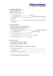 English worksheet: Passive Voice WS