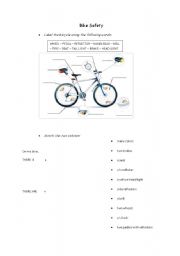 English worksheet: Bike Safety