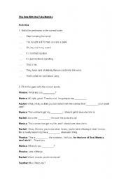 English Worksheet: Friends: The One with the Fake Monica