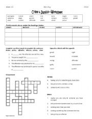 English Worksheet: Crime and Justice 
