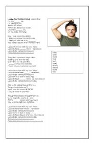 English Worksheet: Lucky-Jason Marz song