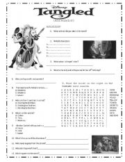 English Worksheet: Tangled