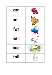 English worksheet: Practice reading - Short Vowels 