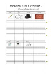 English Worksheet: Upper Kindergarten English Practice Sheet