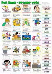 English Worksheet: Past Simple - irregular verbs