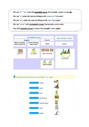 English Worksheet: A / AN / SOME
