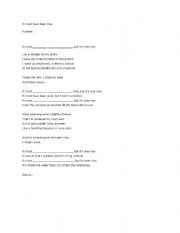 English Worksheet: It must have been love